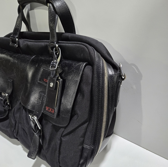 TUMI 24515D [TOWN HOUSE] William Document Briefcase / Shoulder Bag Laptop BLACK - Picture 4 of 16